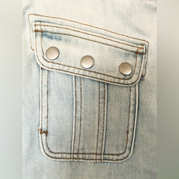 LHANA & KLAIRE BOUTIQUE RELAXED FIT CARGO DENIM JOGGER - Picture 9 of 13